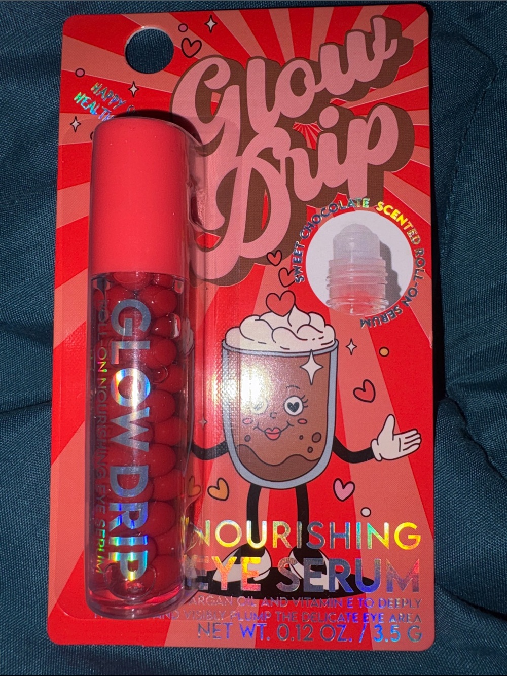 Glow Drip - Argan Oil & Vitamin E Nourishing Red Eye Serum .12 oz